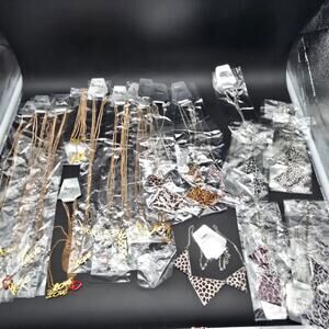 Animal Print and Love Charm Necklace Lot NOS Wholesale